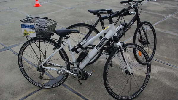Sunstar electric bikes displayed during the japanese festival in Geneva on the 7th october 2012