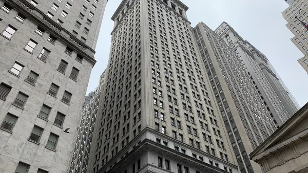 Buildings on Wall Street, New York City