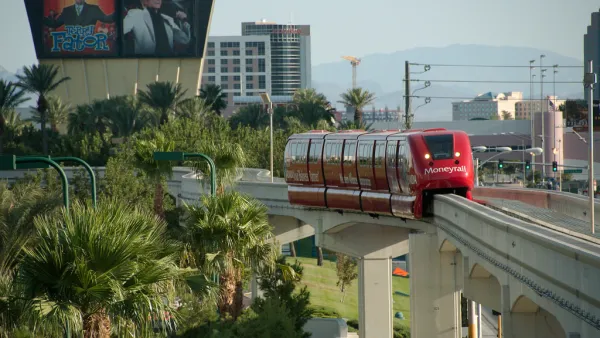 Monorail. Las Vegas