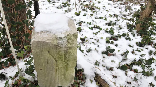 Mason-Dixon Tangent Stone 66: Maryland side