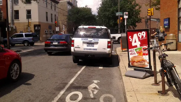 Bike Lane in Philadelphia