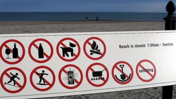 Warning restrictions