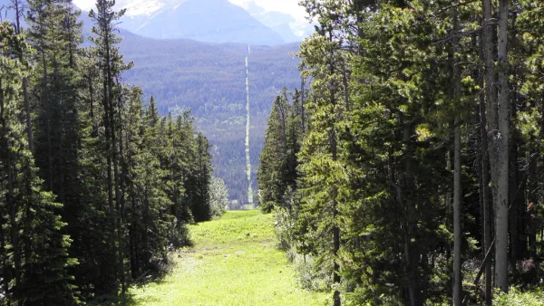 US - Canadian Border at Chief Mountain