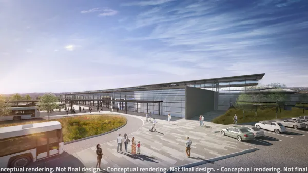 Rendering of proposed Brazos Valley station