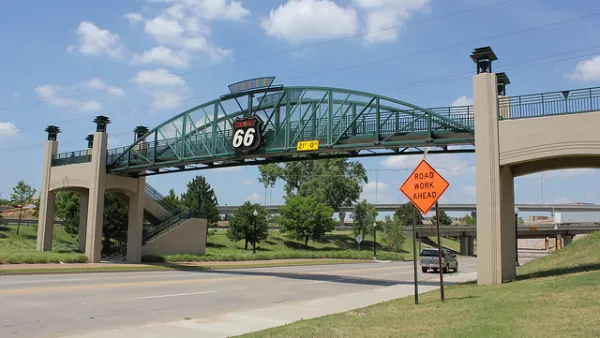 Route 66 Bridge in Tulsa, Oklahoma