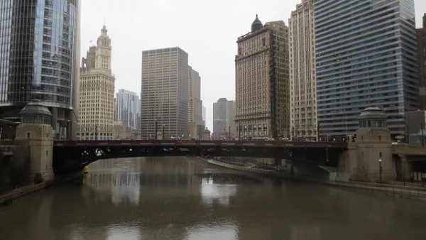 Flooded Chicago River
