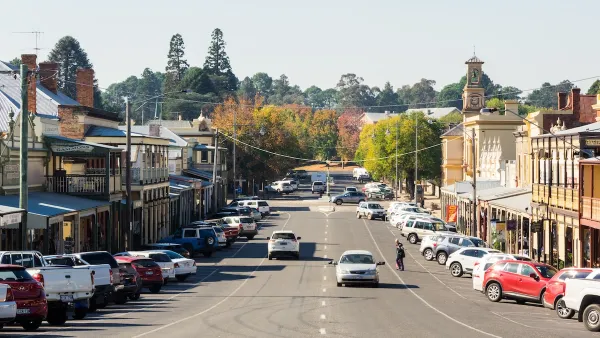 rural town main street.