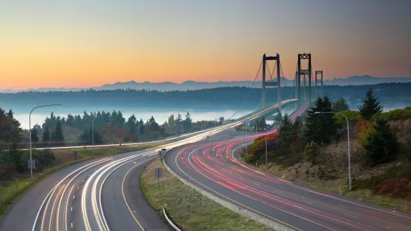 Two bridges over Puget sound, Tacoma washington