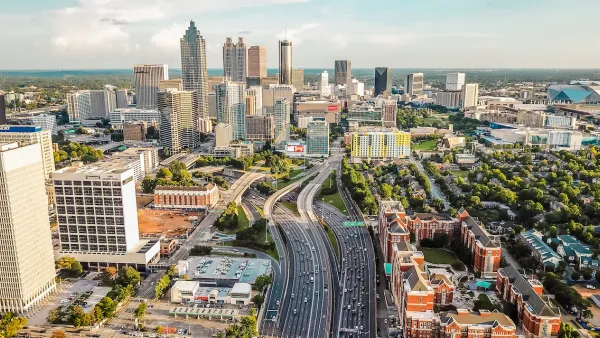 Aerial view of downtown Atlanta, Georgia