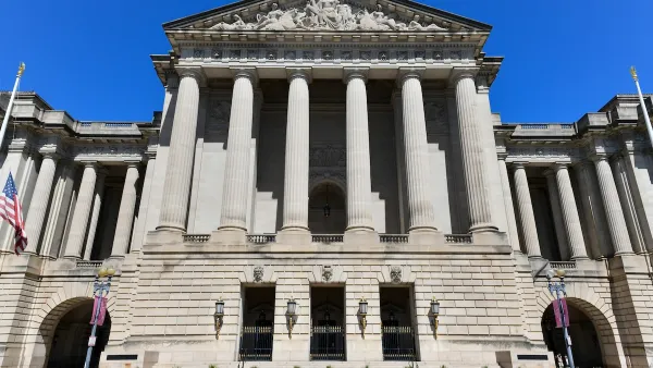Smithsonian museum in Washington, D.C. facade.