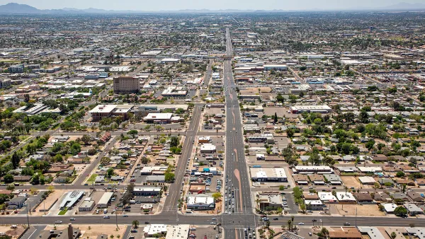Aerial view of Mesa, Arizona