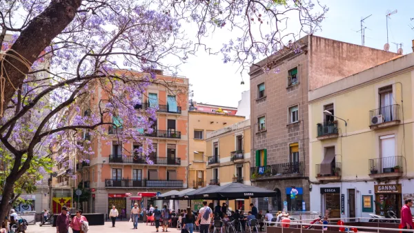 Walkable, mixed-use neighborhood in Barcelona, Spain