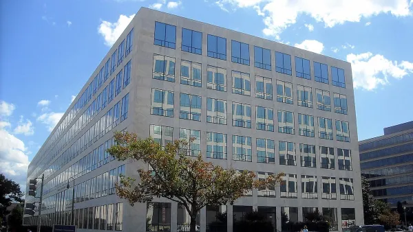Modern six-story office building in Washington, D.C. formerly occupied by Federal Aviation Administration.