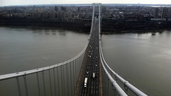 Birds Eye View of the George Washington Bridge