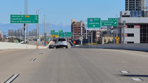 Interstate 794 in Milwaukee, Wisconsin.