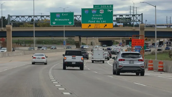 Interstate 94 in Milwaukee, Wisconsin.