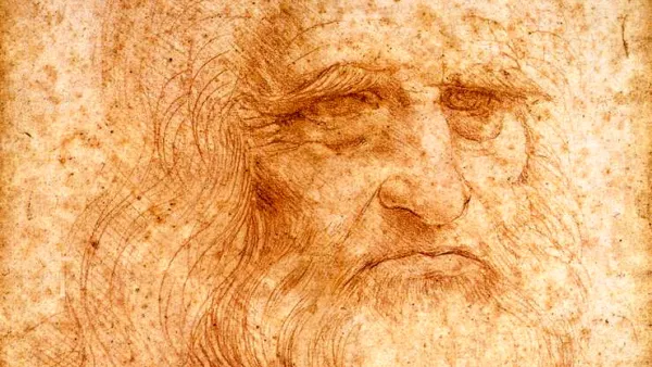Self portrait by Leonardo Da Vinci