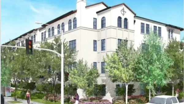 A rendering of a proposed affordable housing project in Livermore, California