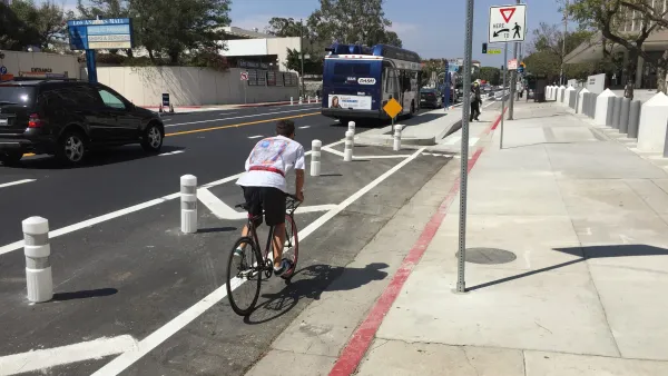 Los Angeles Protected Bike Lane