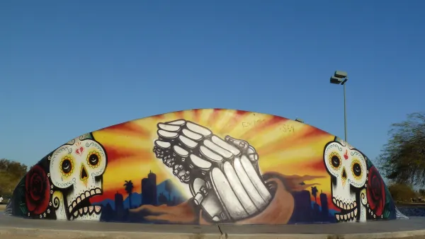 Maryvale Arizona Desert West Community Center Skateboard Park