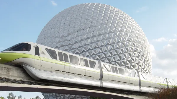 Monorail through Epcot Center