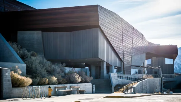 The exterior of the Natural History Museum of Utah.