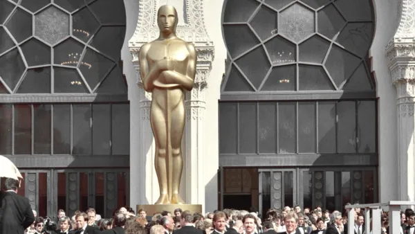 The red carpet at the Oscars