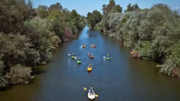 Kayaking in the LA River