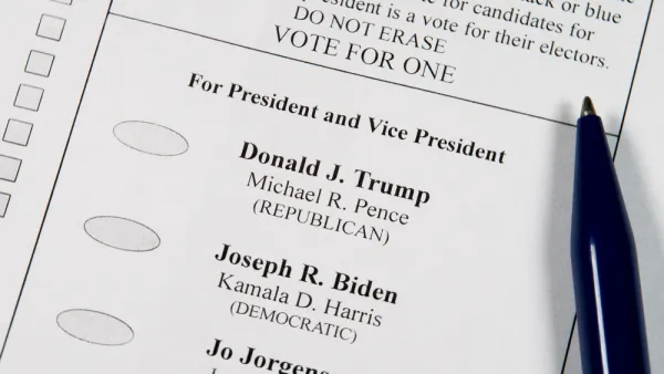 Trump and Biden Ballot
