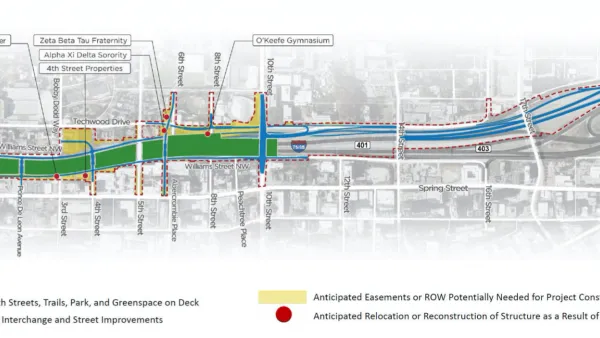 Proposed Midtown Connector plan