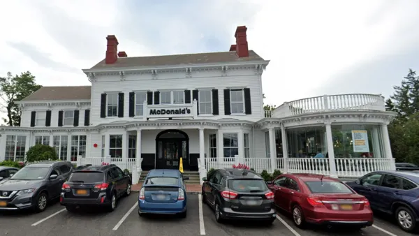 McDonald's building, New Hyde Park, Long Island