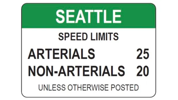 Seattle Speed Limits