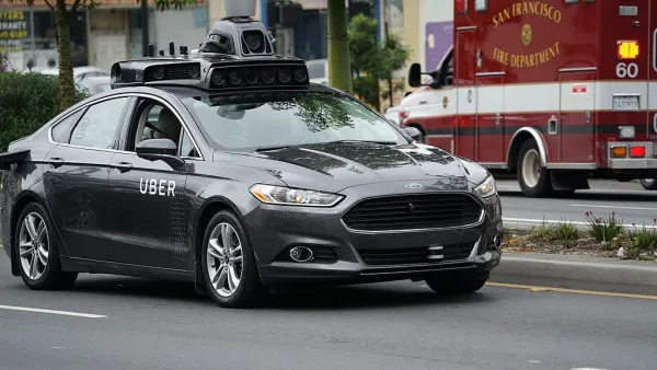 Uber Autonomous Vehicle