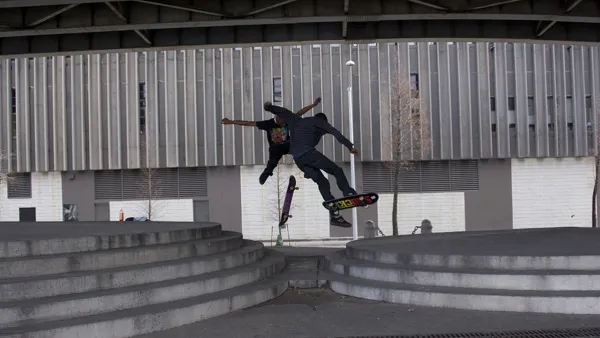 Skateboarders