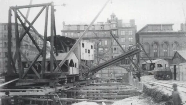 Boston Subway Tremont Construction