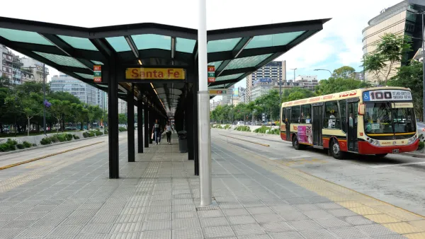 Buenos Aires bus stop