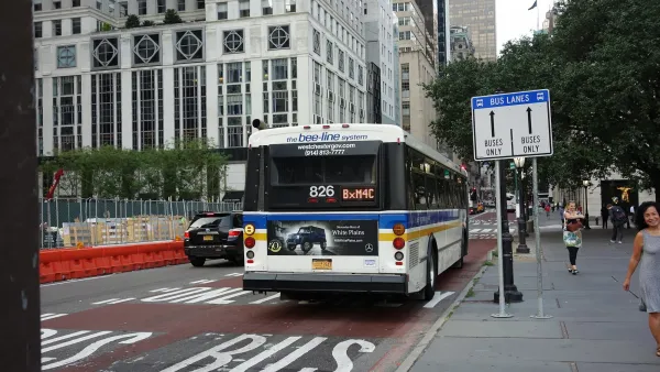 Painted Bus Lane