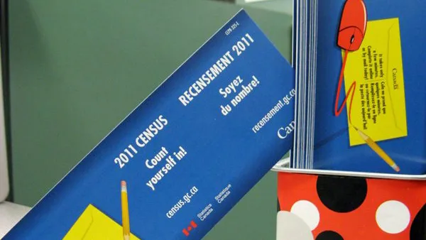 Canada Census Bookmark