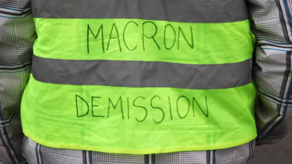 Macron Protest