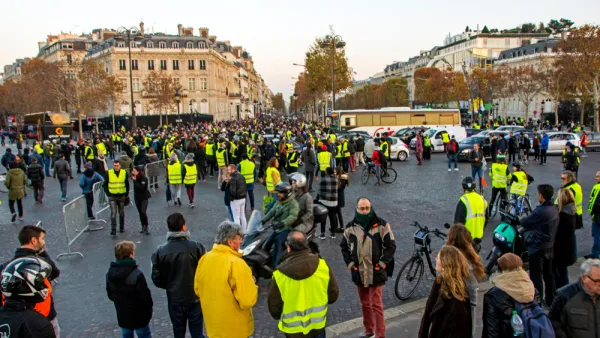Macron Protest