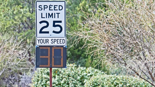 25mph speed limit sign with "Your Speed Limit" digital sign under it