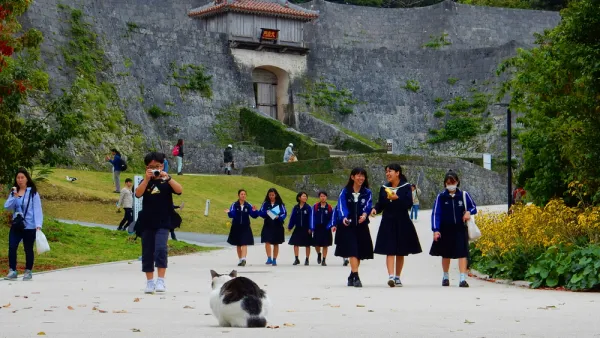 Shuri Castle in Naha City