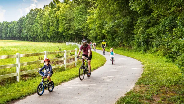Cyclists of All Ages Enjoy a Sunday Morning Ride on the Neuse River Trail.