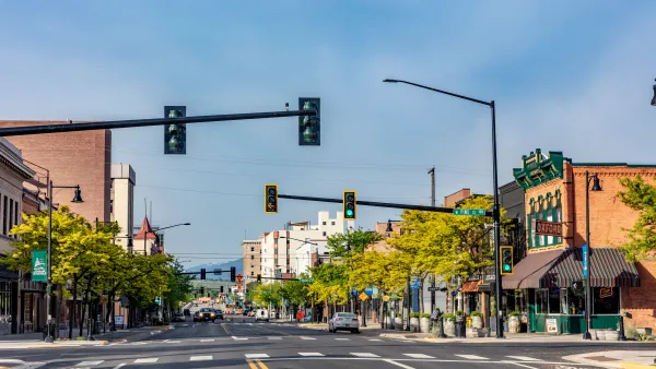 Higgins Avenue in downtown Missoula, Montana
