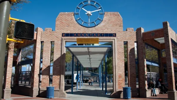 Entrance to Ronstadt Transit Center, Tucson, Arizona