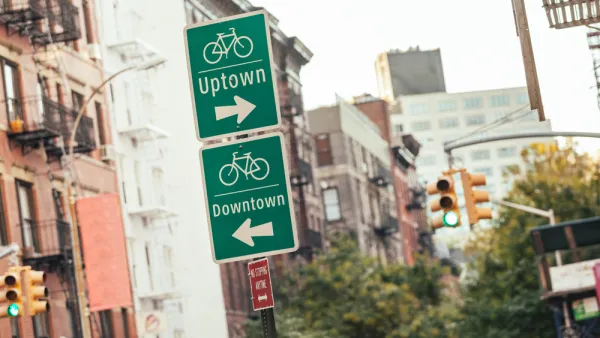 New York Bike Signage