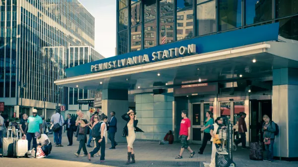 Exterior view of Penn Station, Manhattan