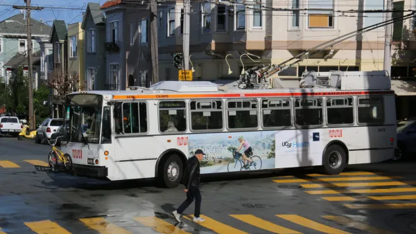 Muni Bus Overhead Wire